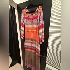 Crochet Maxi Coverup Dress